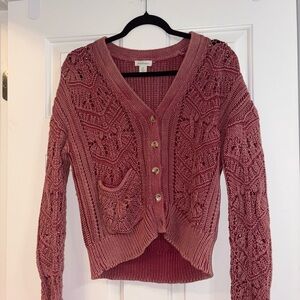 Sundance Rose Knit Cardigan